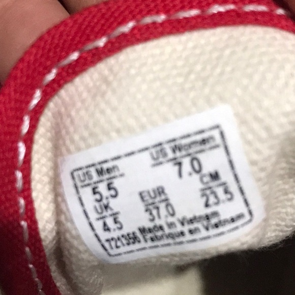 Old Skool Red Vans🔥 - Picture 4 of 6